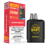 Lemon Squeeze (Ice) by Level X Flavour Beast Boost - Closed Pod System (25K Puff) [ON]