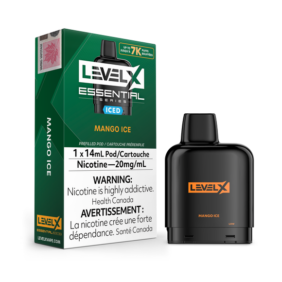 Mango Ice by Level X Essential Series - Closed Pod System