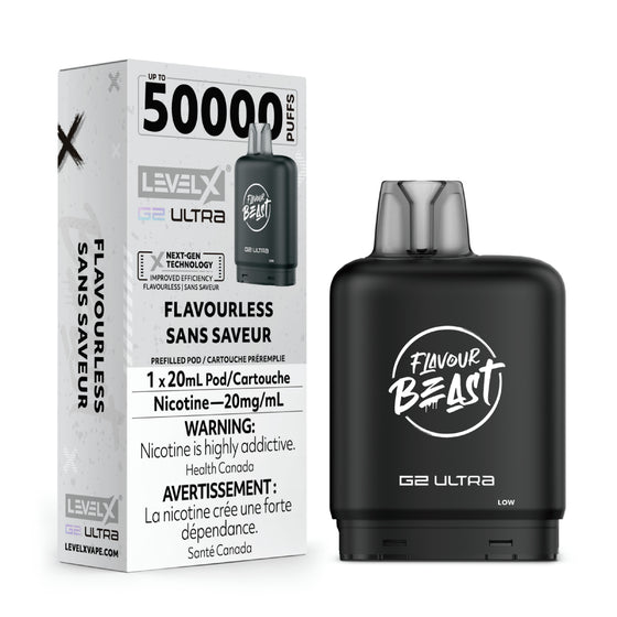 Flavourless by Level X Flavour Beast Ultra - Closed Pod System (50K Puff) [ON]