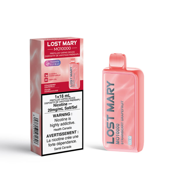 Strawberry Grapefruit by Elfbar Lost Mary MO10000 (10000 Puff) 18mL - Disposable Vape