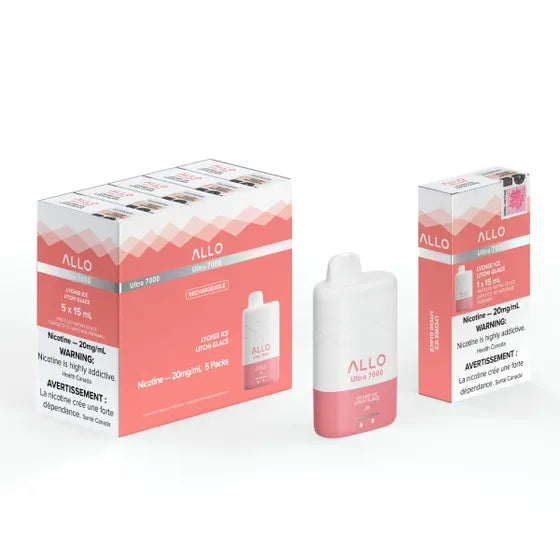 Lychee Ice (Ultra 7000) by Allo - Disposable Vape