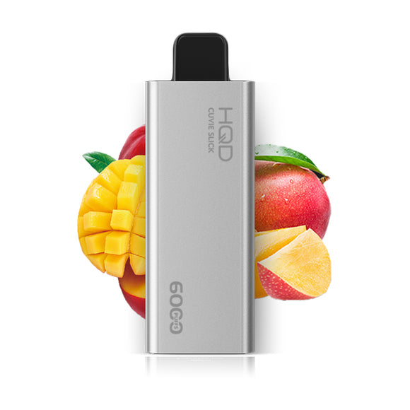 Mango Peach by HQD Cuvie Slick (6000 Puff, No Recharge) 15mL - Disposable Vape