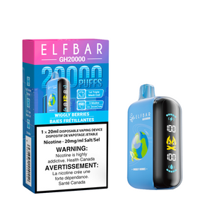 Wiggly Berries by Elfbar GH20K (20000 Puff) 20mL - Disposable Vape [ON]