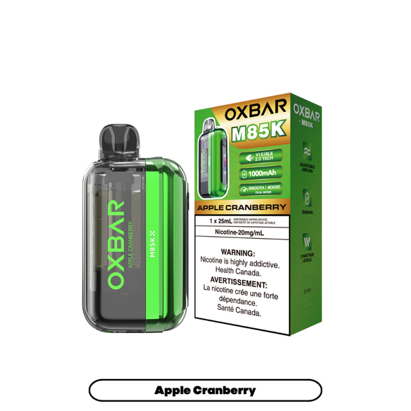 Apple Cranberry by OXBAR M85K (85000 Puff) 25mL - Disposable Vape