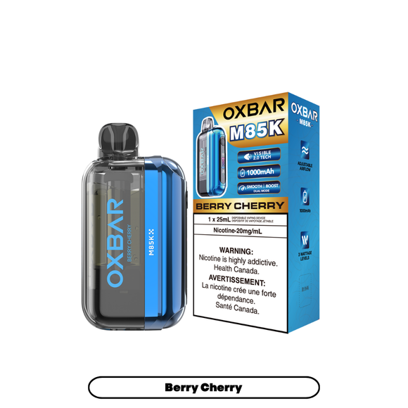 Berry Cherry by OXBAR M85K (85000 Puff) 25mL - Disposable Vape