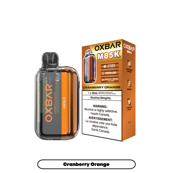 Cranberry Orange by OXBAR M85K (85000 Puff) 25mL - Disposable Vape