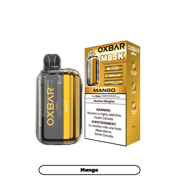 Mango by OXBAR M85K (85000 Puff) 25mL - Disposable Vape 