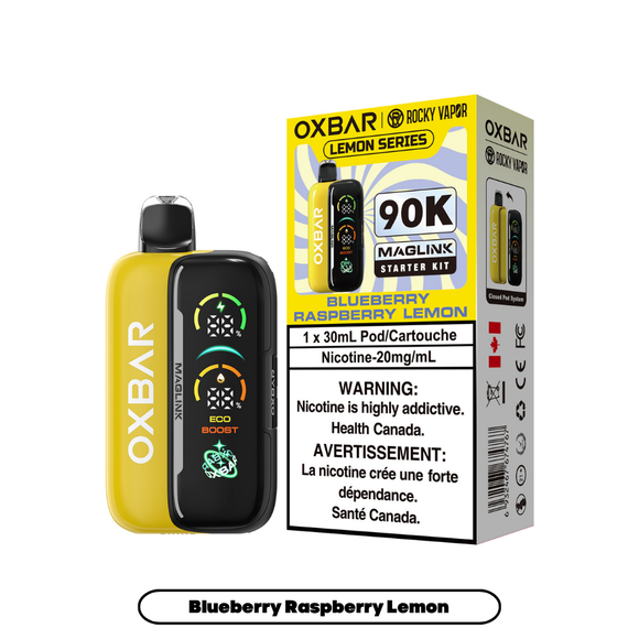 Blueberry Raspberry Lemon by OXBAR Maglink 90K (Device & Pod) - Closed Pod System 