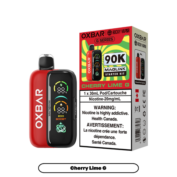 Cherry Lime G by OXBAR Maglink 90K (Device & Pod) - Closed Pod System