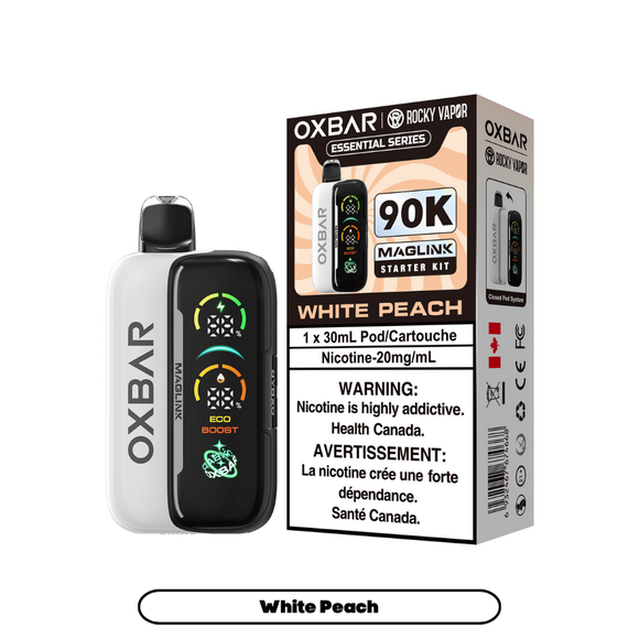 White Peach by OXBAR Maglink 90K (Device & Pod) - Closed Pod System