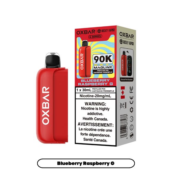 Blueberry Raspberry G by OXBAR Maglink 90K (Pod) - Closed Pod System