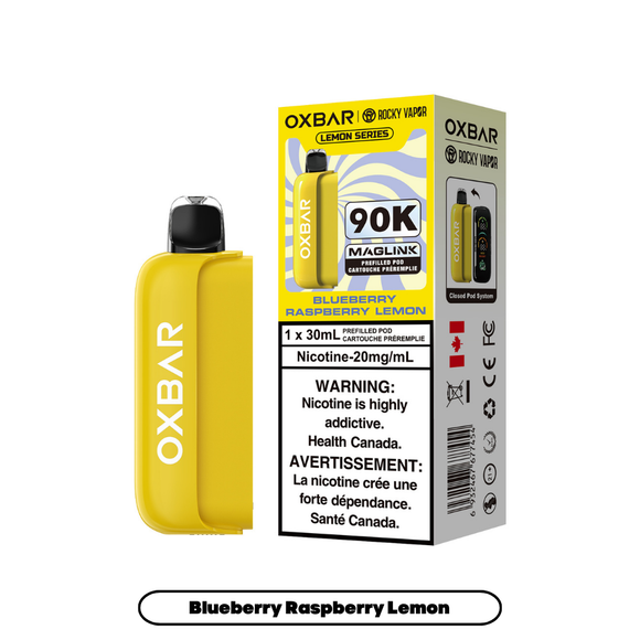 Blueberry Raspberry Lemon by OXBAR Maglink 90K (Pod) - Closed Pod System