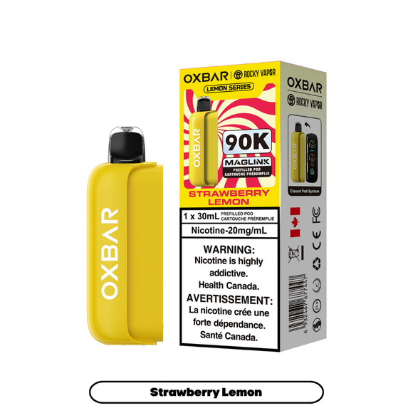 Strawberry Lemon by OXBAR Maglink 90K (Pod) - Closed Pod System
