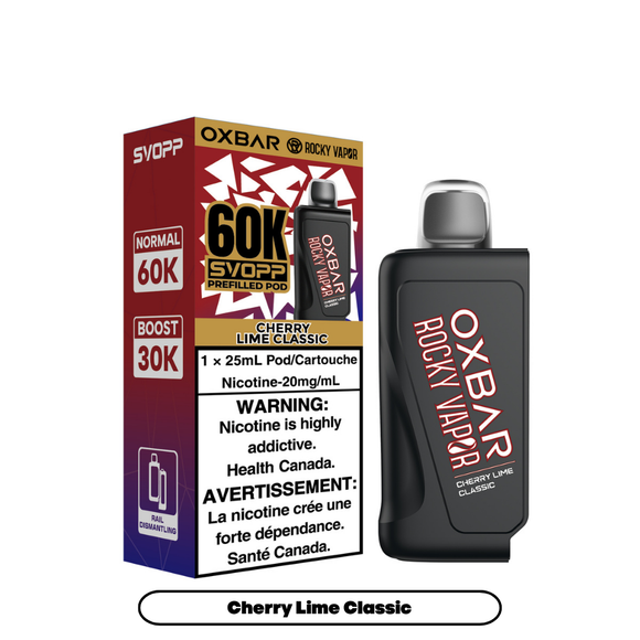 Cherry Lime Class by Oxbar SVOPP 60K - Closed Pod System 