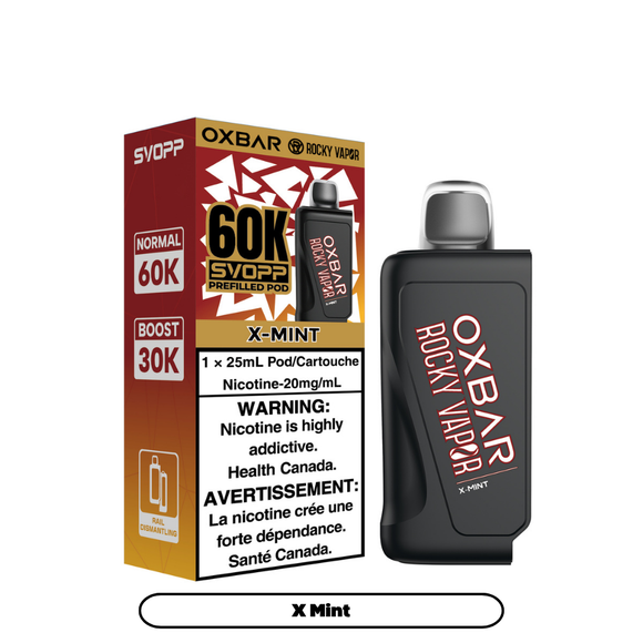 X Mint by Oxbar SVOPP 60K - Closed Pod System