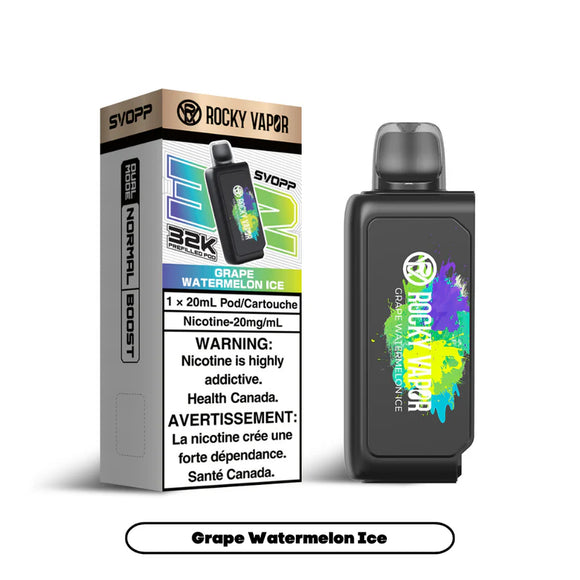 Grape Watermelon Ice by Rocky Vapor SVOPP 32K - Closed Pod System [ON]