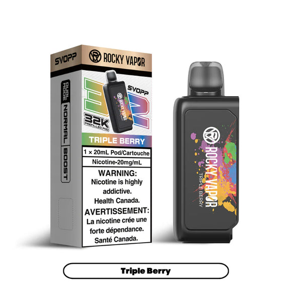 Triple Berry by Rocky Vapor SVOPP 32K - Closed Pod System [ON]
