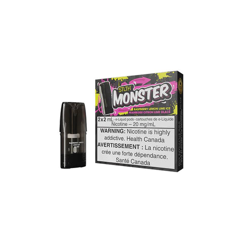 Raspberry Lemon Lime Ice by Stlth Monster - Closed Pod System
