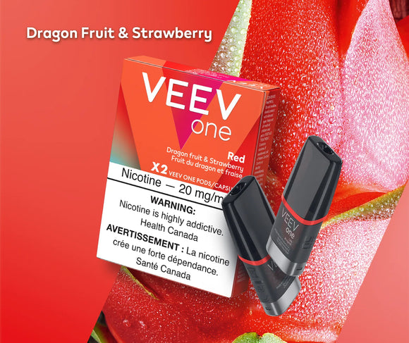 Red (Dragonfruit & Strawberry) by Veev One - Closed Pod System