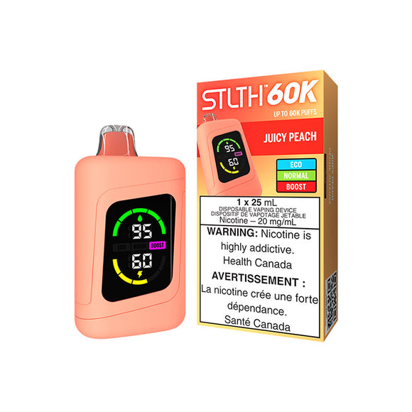 Juicy Peach by Stlth 60K 60000 Puff 25ml - Disposable Vape [ON]