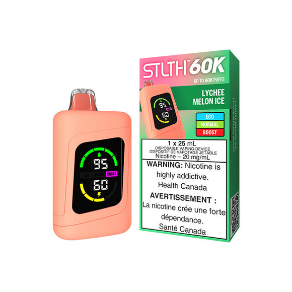 Lychee Melon Ice by Stlth 60K 60000 Puff 25ml - Disposable Vape [ON]