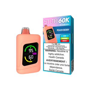 Peach Berry  by Stlth 60K 60000 Puff 25ml - Disposable Vape [ON]