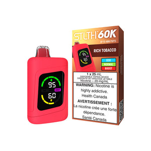 Rich Tobacco by Stlth 60K 60000 Puff 25ml - Disposable Vape [ON]