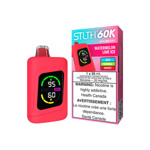 Watermelon Lime Ice by Stlth 60K 60000 Puff 25ml - Disposable Vape [ON]