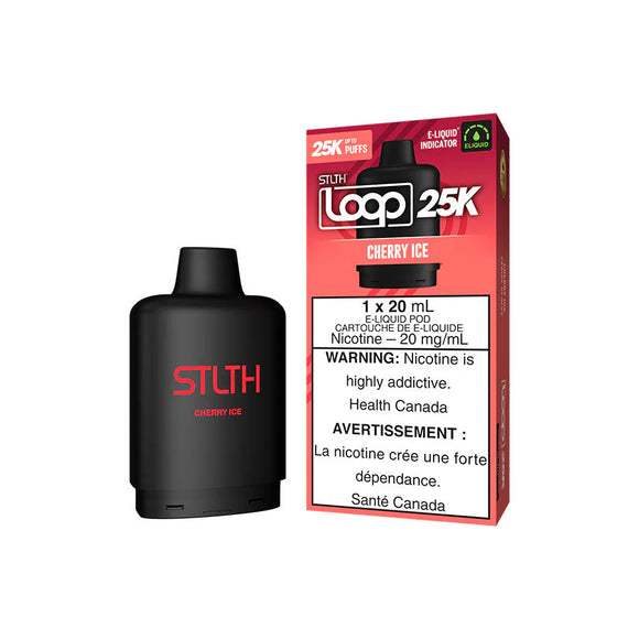 Cherry Ice by Stlth Loop 25K - Closed Pod System [ON]