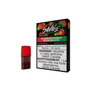 Strawberry Kiwi Watermelon by Savage (Stlth Premium) - Closed Pod System [ON]