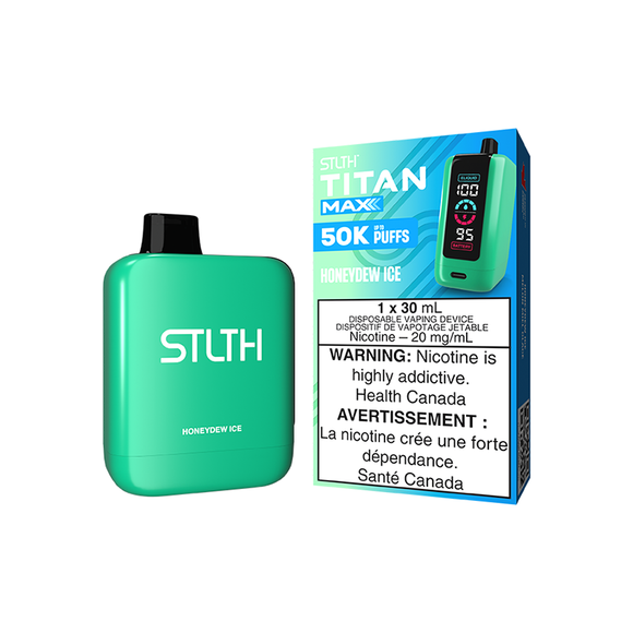 Honeydew Ice by Stlth Titan Pro Max 50000 Puff 30ml - Disposable Vape [ON]