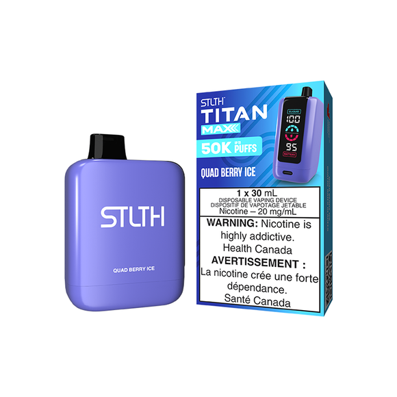 Quad Berry Ice by Stlth Titan Pro Max 50000 Puff 30ml - Disposable Vape [ON]