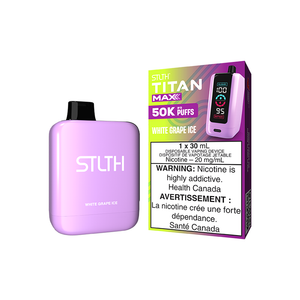 White Grape Ice by Stlth Titan Pro Max 50000 Puff 30ml - Disposable Vape [ON]