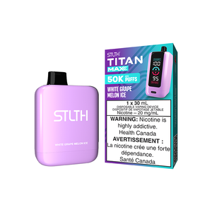 White Grape Melon Ice by Stlth Titan Pro Max 50000 Puff 30ml - Disposable Vape [ON]