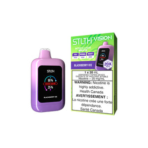 Blackberry Ice by Stlth Vision 20000 Puff 20ml Rechargeable- Disposable Vape