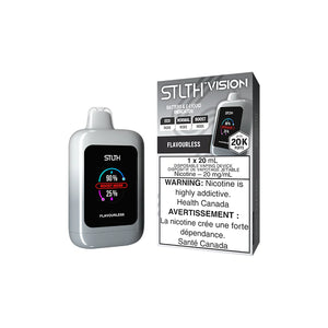 Flavourless by Stlth Vision 20000 Puff 20ml Rechargeable- Disposable Vape