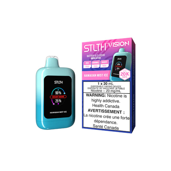 Hawaiian Mist Ice by Stlth Vision 20000 Puff 20ml Rechargeable- Disposable Vape