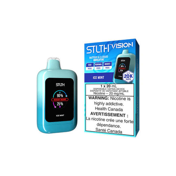 Ice Mint by Stlth Vision 20000 Puff 20ml Rechargeable- Disposable Vape