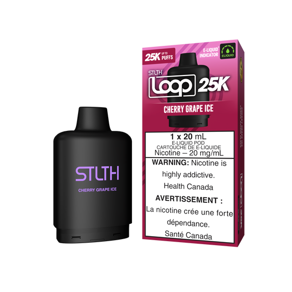 Cherry Grape Ice by Stlth Loop 25K - Closed Pod System