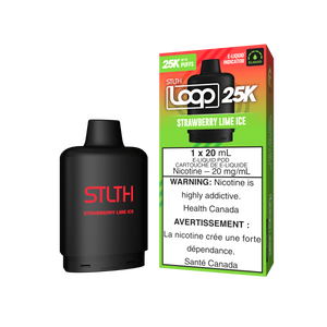 Strawberry Lime Ice by Stlth Loop 25K - Closed Pod System [CAN]