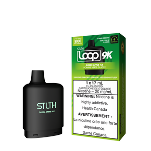 Green Apple Ice by Stlth Loop 9K - Closed Pod System (Level X device compatible with adapter) Media 1 of 1