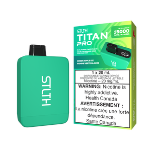 Green Apple Ice by Stlth Titan Pro 15000 Puff 20ml - Disposable Vape