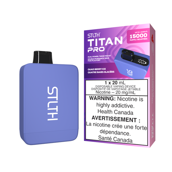 Quad Berry Ice by Stlth Titan Pro 15000 Puff 20ml - Disposable Vape