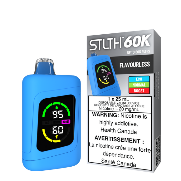 Flavourless by Stlth 60K 60000 Puff 25ml - Disposable Vape [ON]