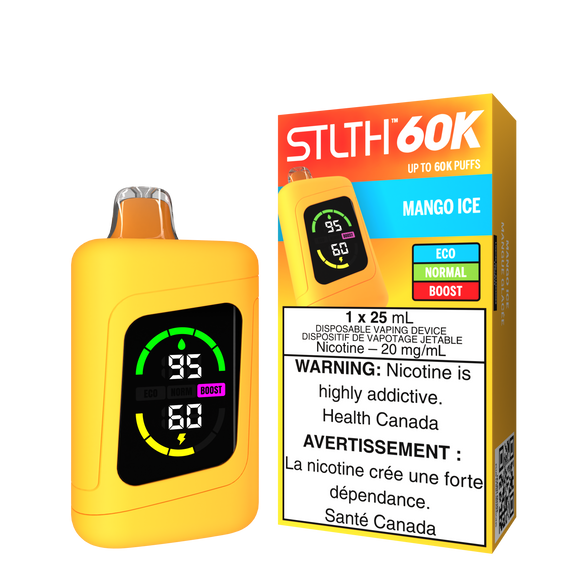 Mango Ice by Stlth 60K 60000 Puff 25ml - Disposable Vape [ON]
