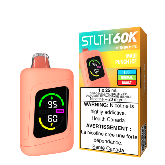 Maui Punch Ice by Stlth 60K Refresh 60000 Puff 25ml - Disposable Vape [ON]