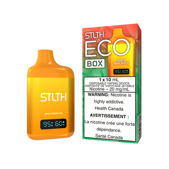 Juicy Peach Ice by Stlth Eco 10ml - Disposable Vape 