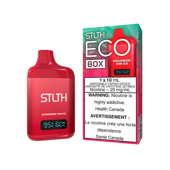 Strawberry Kiwi Ice by Stlth Eco 10ml - Disposable Vape 