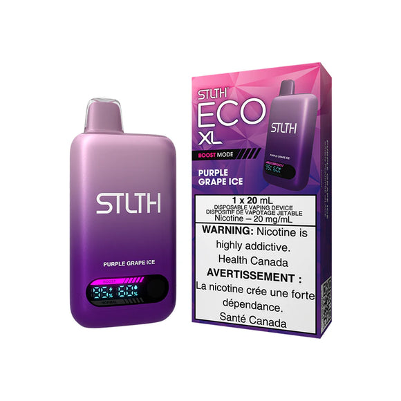 Purple Grape Ice by Stlth Eco XL 20ml - Disposable Vape [ON]