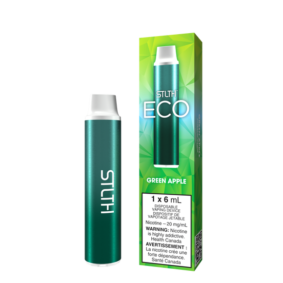 Green Apple by Stlth Eco 6ml - Disposable Vape [ON]